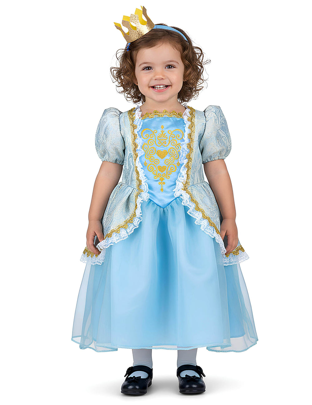 Vue d'ensemble du déguisement de princesse pour enfant