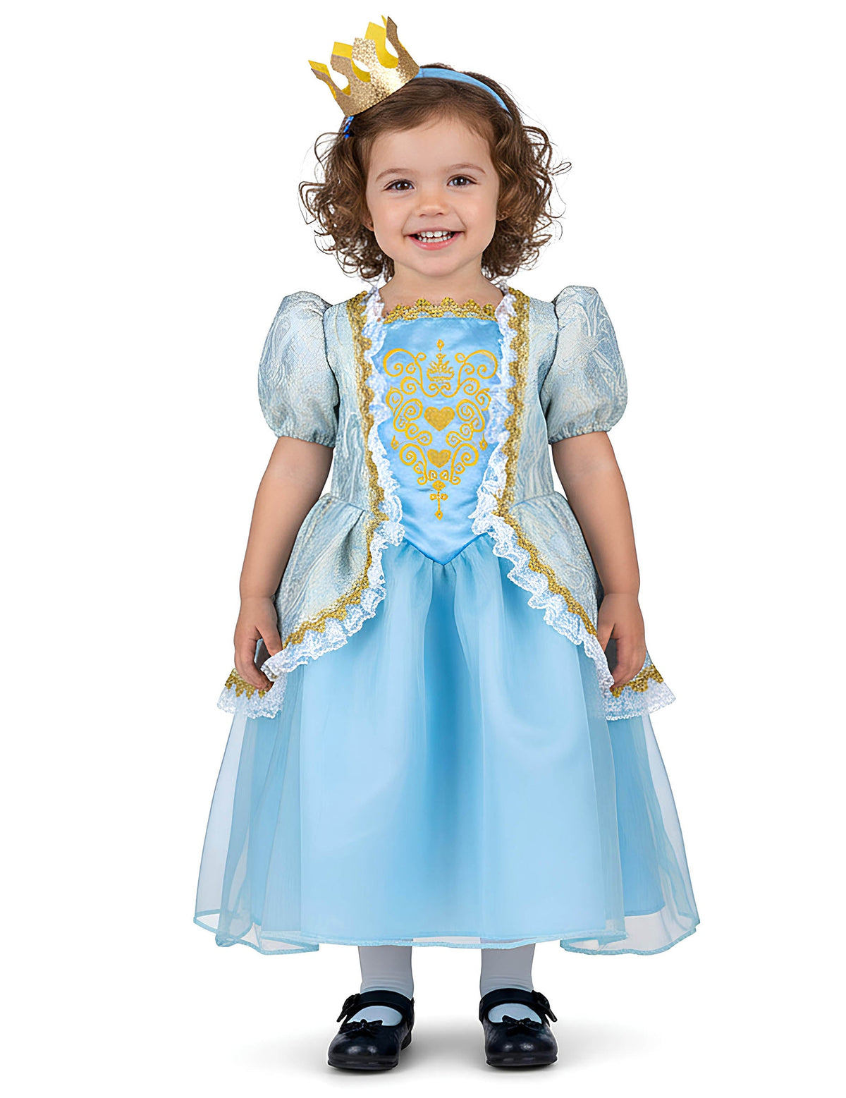 Vue d'ensemble du déguisement de princesse pour enfant