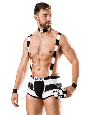 Seksi luksuzni kostum zapornikov za moške