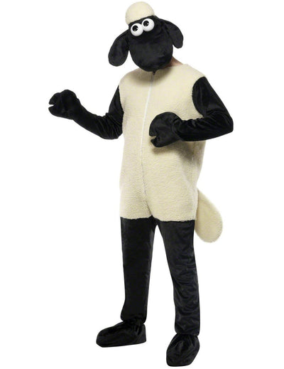Déguisement Shaun le mouton pour adulte noir et blanc