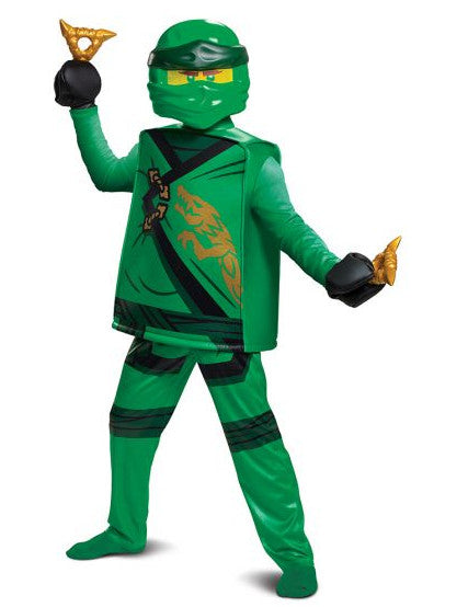 Deluxe Lloyd Ninjago kostum - LEGO otrok