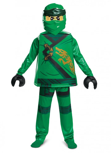 Deluxe Lloyd Ninjago kostum - LEGO otrok