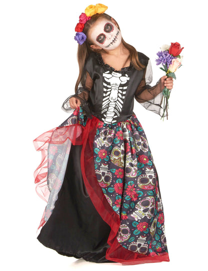 Dia Obloge of Los Muertos Flowery Girl
