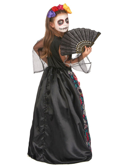 Dia Obloge of Los Muertos Flowery Girl