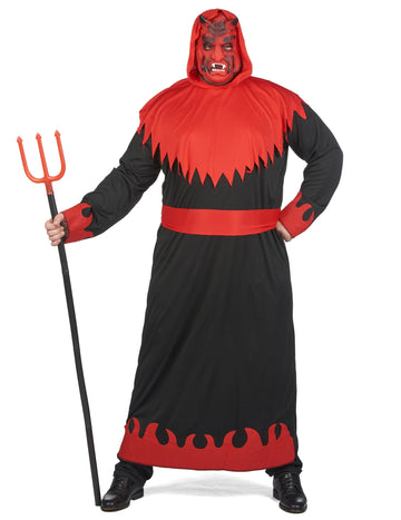 Hudič kostum Halloween velike velikosti človek