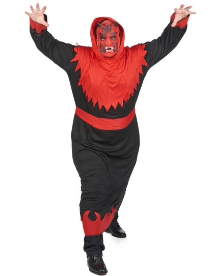 Hudič kostum Halloween velike velikosti človek