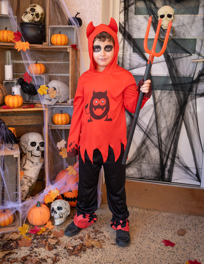 Diablottin kostum z mobilnimi očmi