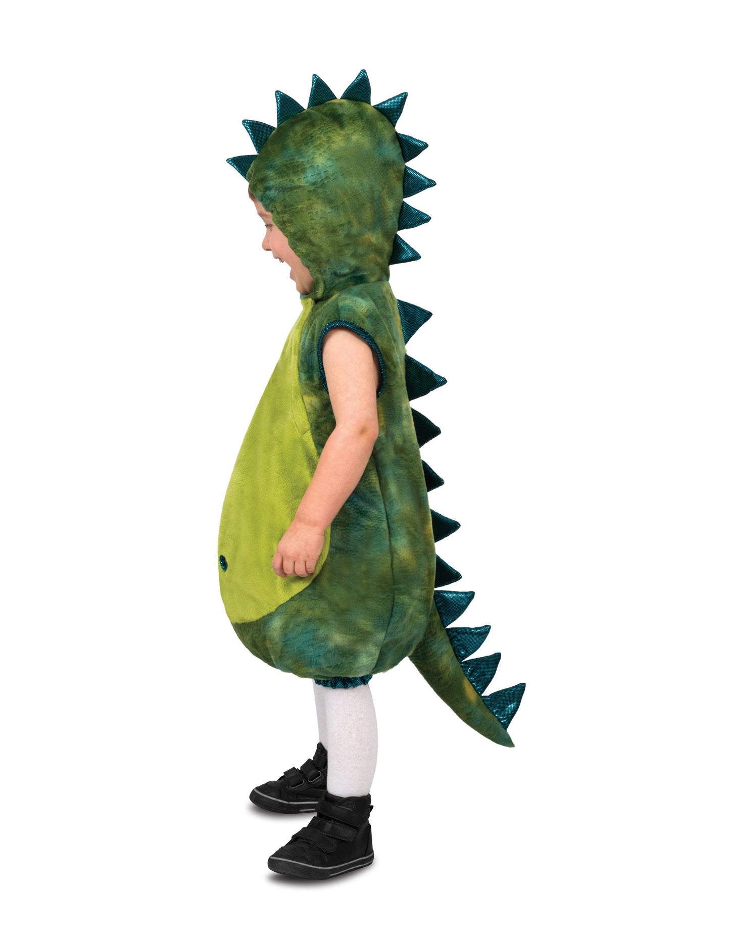 Vue de profil du déguisement dinosaure pour bébé