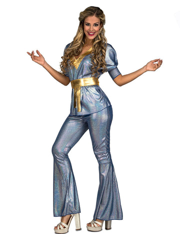 Silver Disco preoblečena briljantna ženska