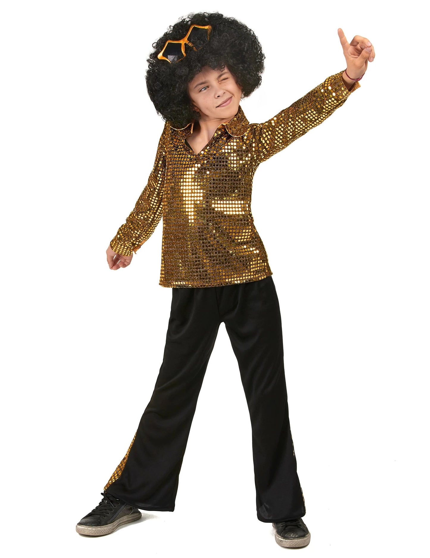 Disco Gold Discho Sequins Boy