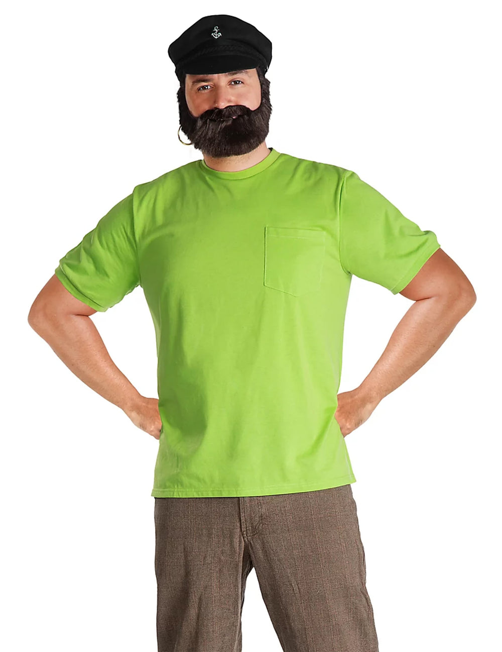 Déguisement Efraim Fifi Brindacier™ pour homme vert avec chapeau et barbe