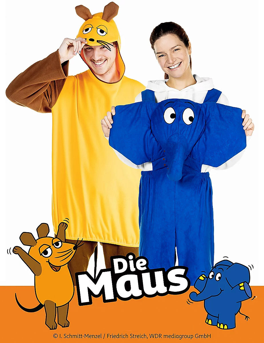 Déguisement éléphant Die Maus adulte