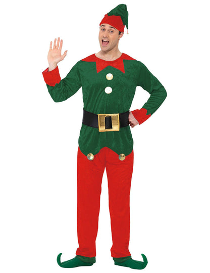 Kostum bicolor elf za moške božič
