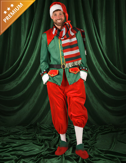 Razkošni božični škratov kostum za moške