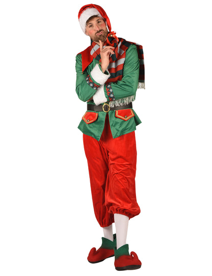 Razkošni božični škratov kostum za moške