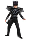 Déguisement Ender Dragon Minecraft™ pour enfant noir et gris avec ailes et masque