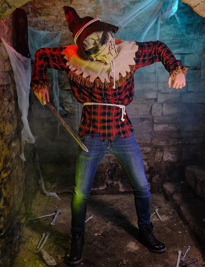 Strašilni kostum z luksuzno masko za moške