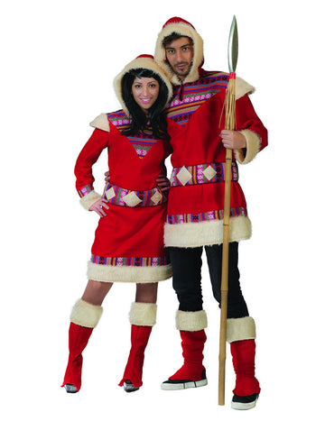 Inuit preoblečena nanook človek