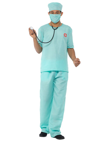 Moški bleu moški doktor in dodatki