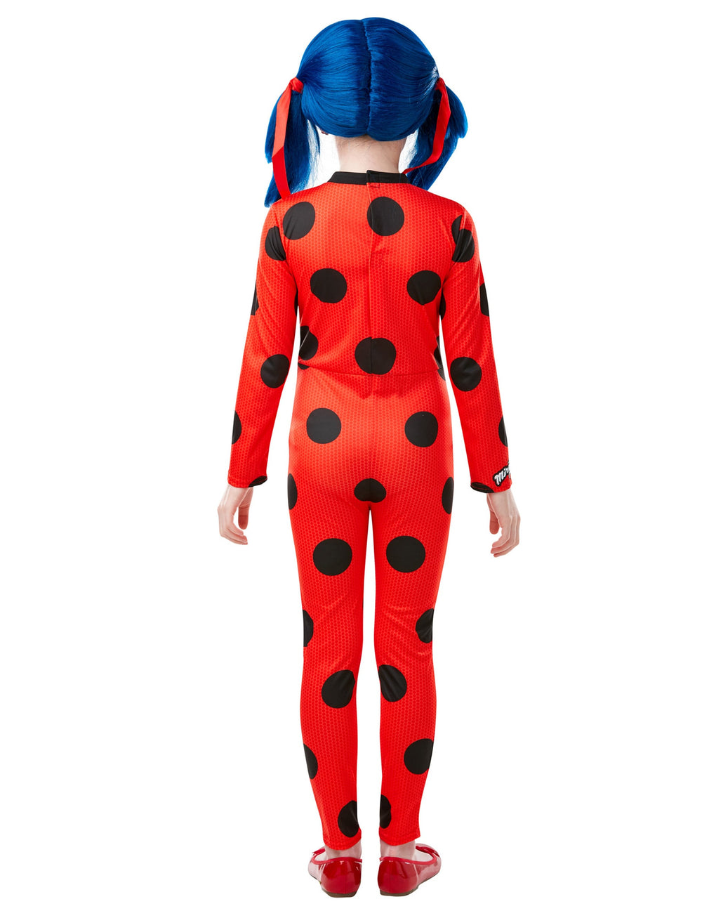 Vue de dos du déguisement et masque Miraculous Ladybug