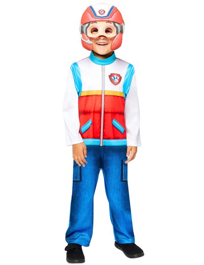 Déguisement et masque Ryder Pat'Patrouille pour enfant rouge blanc et bleu