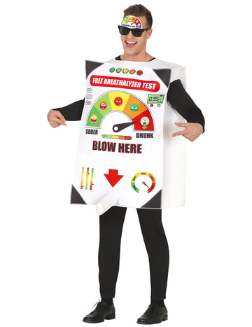 Humoristični policijski alkotest kostum za odrasle 