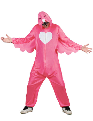 Kostum za odrasle roza flamingo