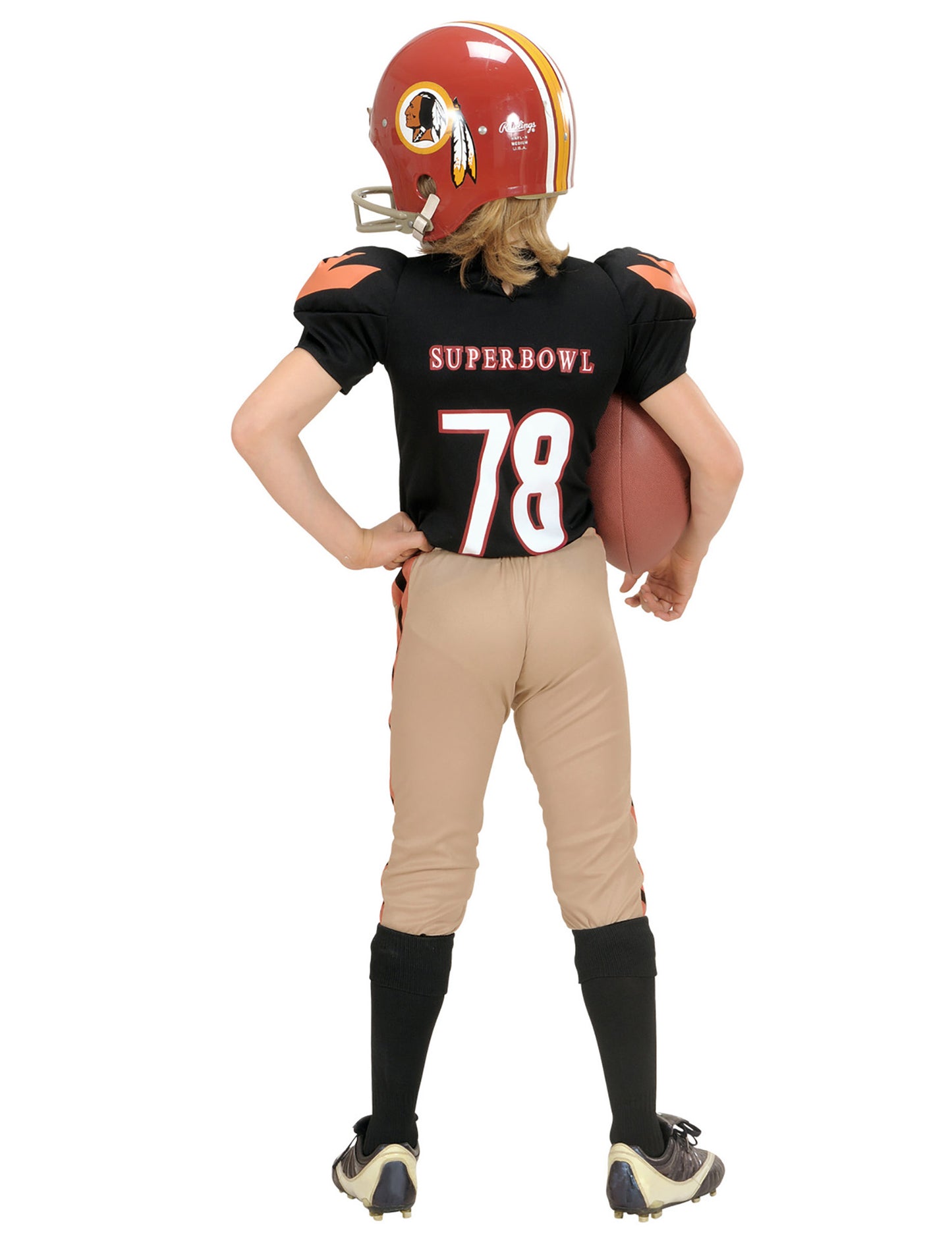 Ameriški nogometaš preobleka