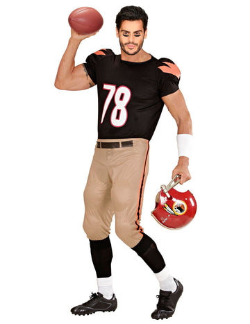 Ameriški nogometaš kostum