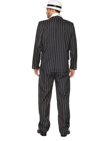 Vue de dos du déguisement gangster pour homme