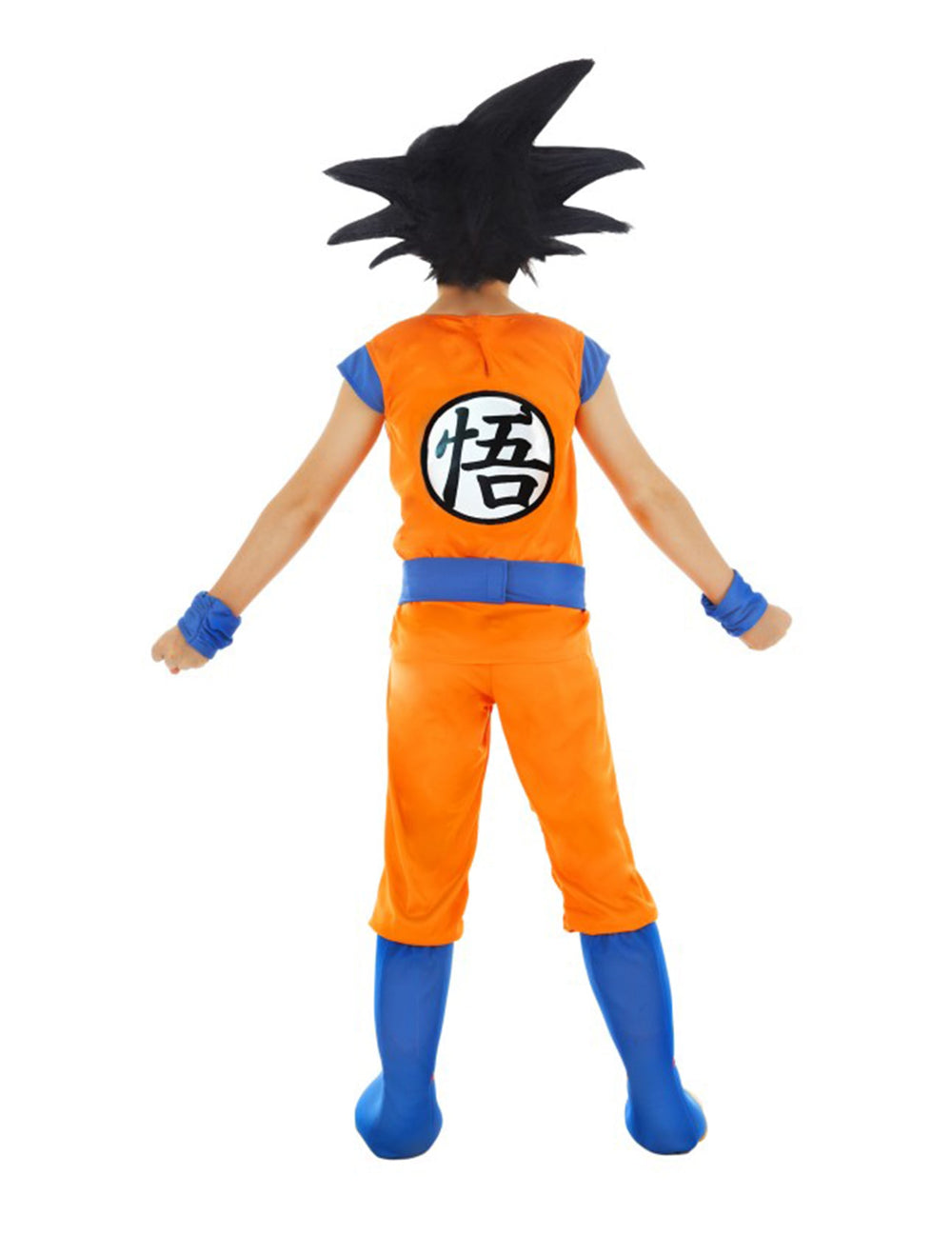 Vue de dos du déguisement Goku Saiyan Dragon Ball Z