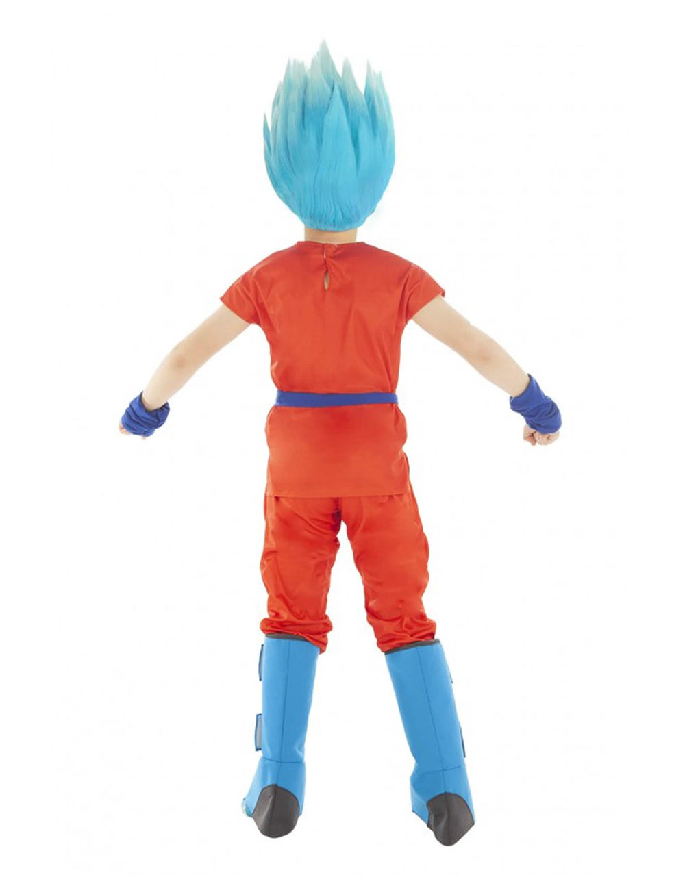 Pogled od zadaj na kostum Goku Saiyan Super Dragon ball™