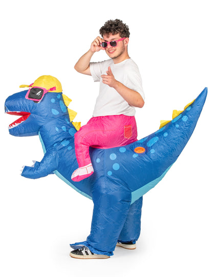 Napihljiva preobleka na odrasli dinozavra