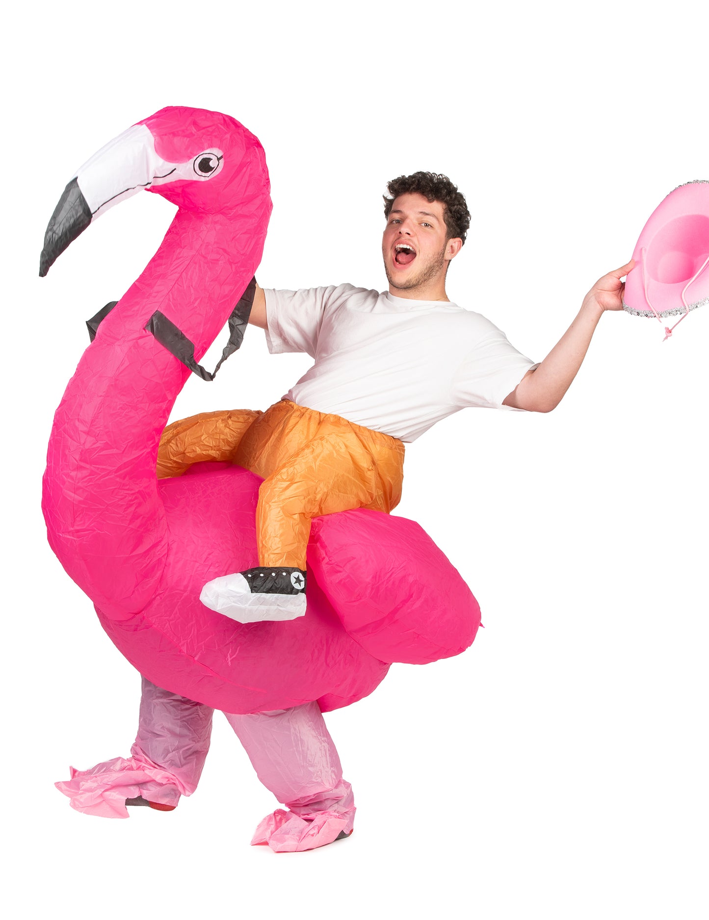 Napihljiva preobleka Flamingo za odrasle