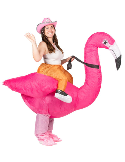 Napihljiva preobleka Flamingo za odrasle