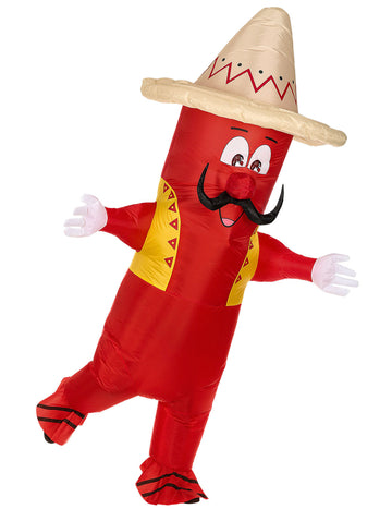 Déguisement gonflable piment mexicain adulte