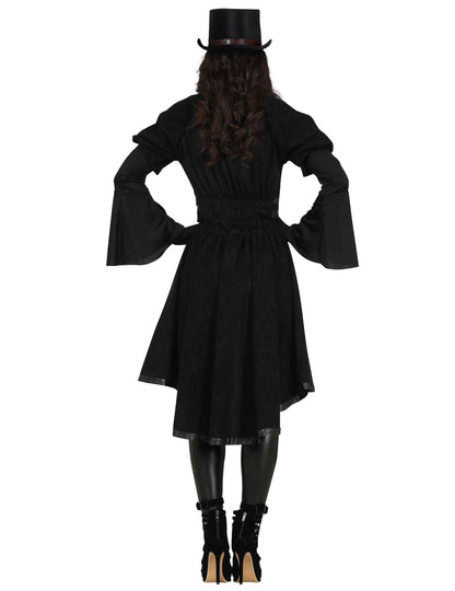 Ženski črni gotski kostum