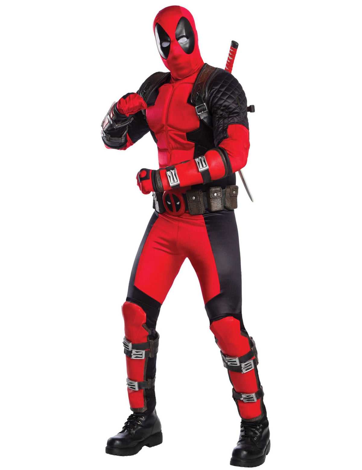 Rdeče-črni odrasli kostum Deadpool Grand Heritage