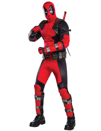 Rdeče-črni odrasli kostum Deadpool Grand Heritage