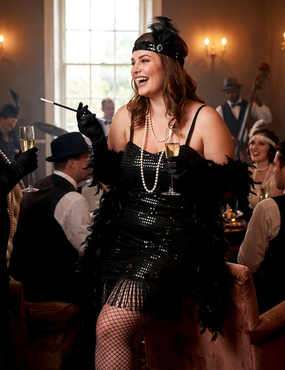 Déguisement grande taille charleston femme