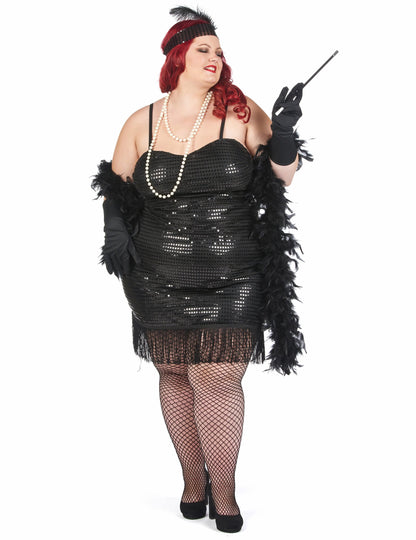 Veliki pas preobleke ženskega Charlestona