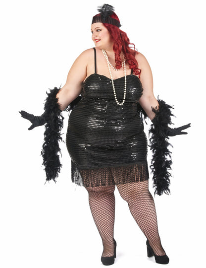 Veliki pas preobleke ženskega Charlestona