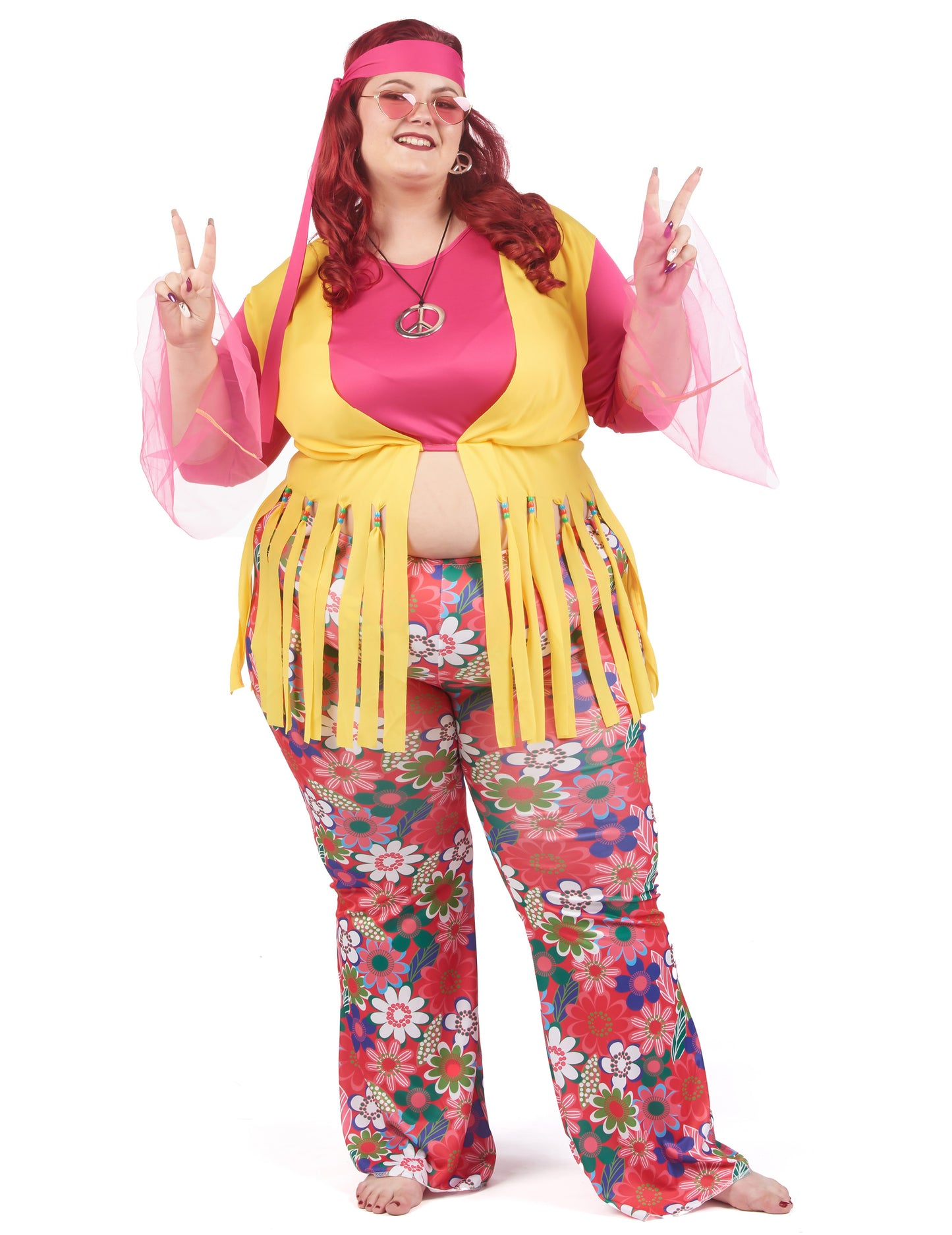 Kostum velike velikosti Hippie Women