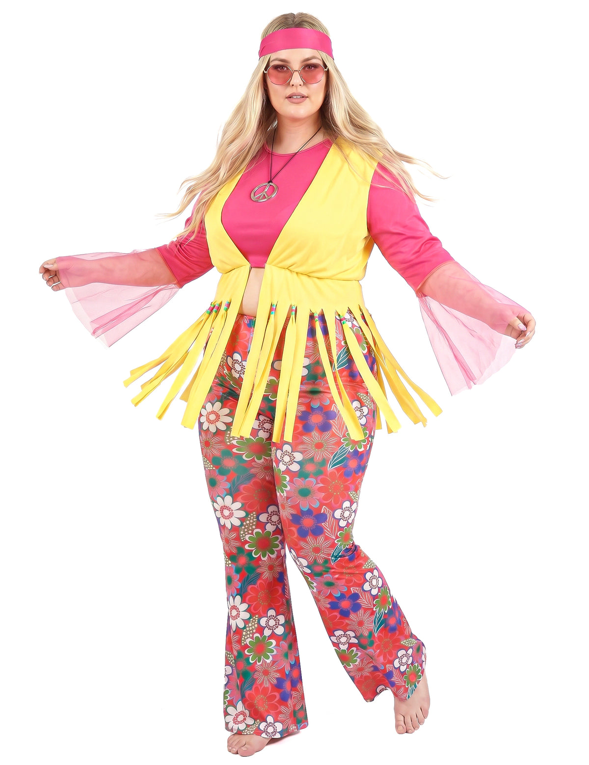 Kostum velike velikosti Hippie Women
