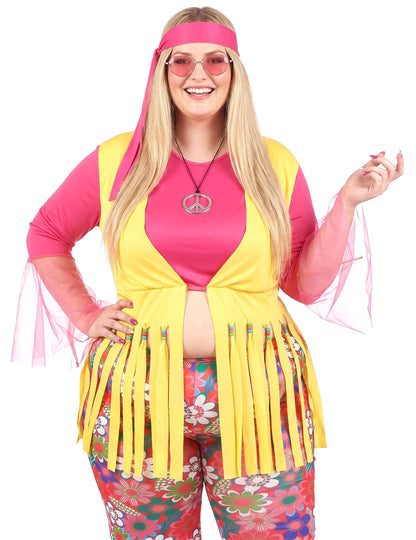 Kostum velike velikosti Hippie Women