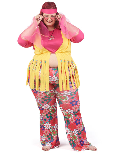 Kostum velike velikosti Hippie Women