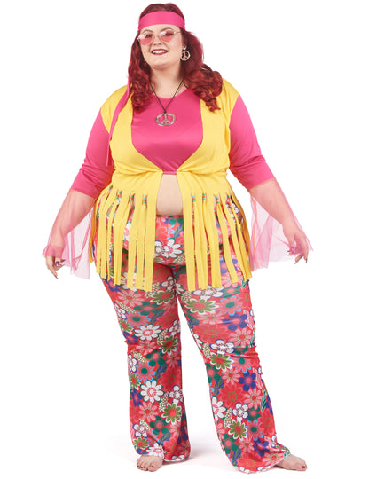 Kostum velike velikosti Hippie Women