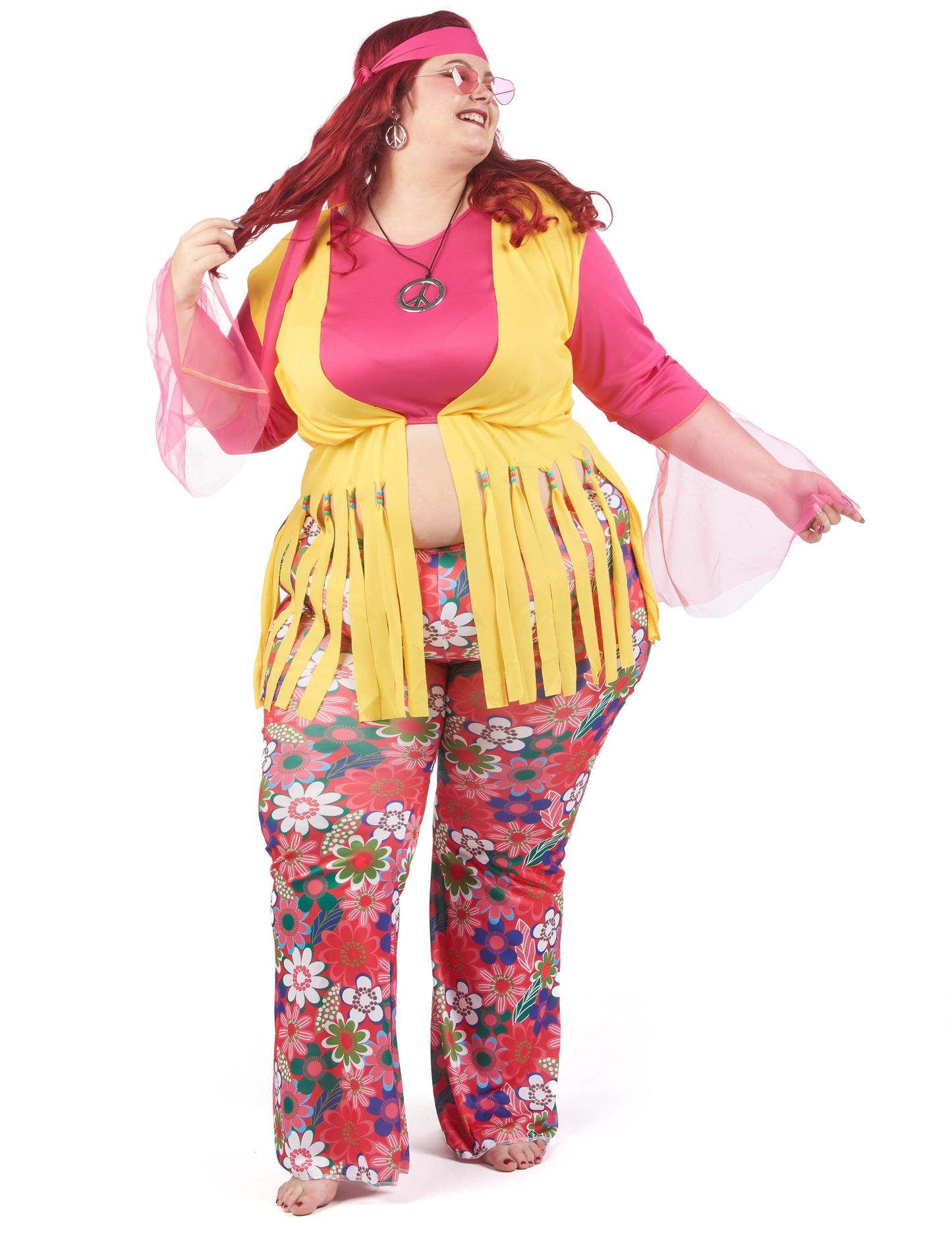 Kostum velike velikosti Hippie Women