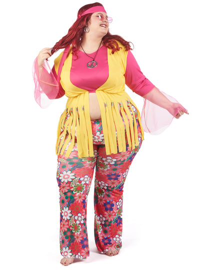 Kostum velike velikosti Hippie Women