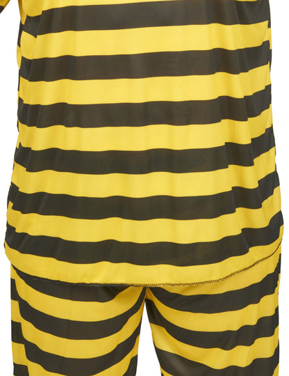 Veliko veliko preoblečena rumena odrasla oseba